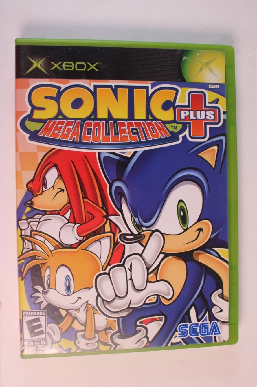 Sonic Mega Collection Plus (Microsoft Xbox, 2004) Complete with manual